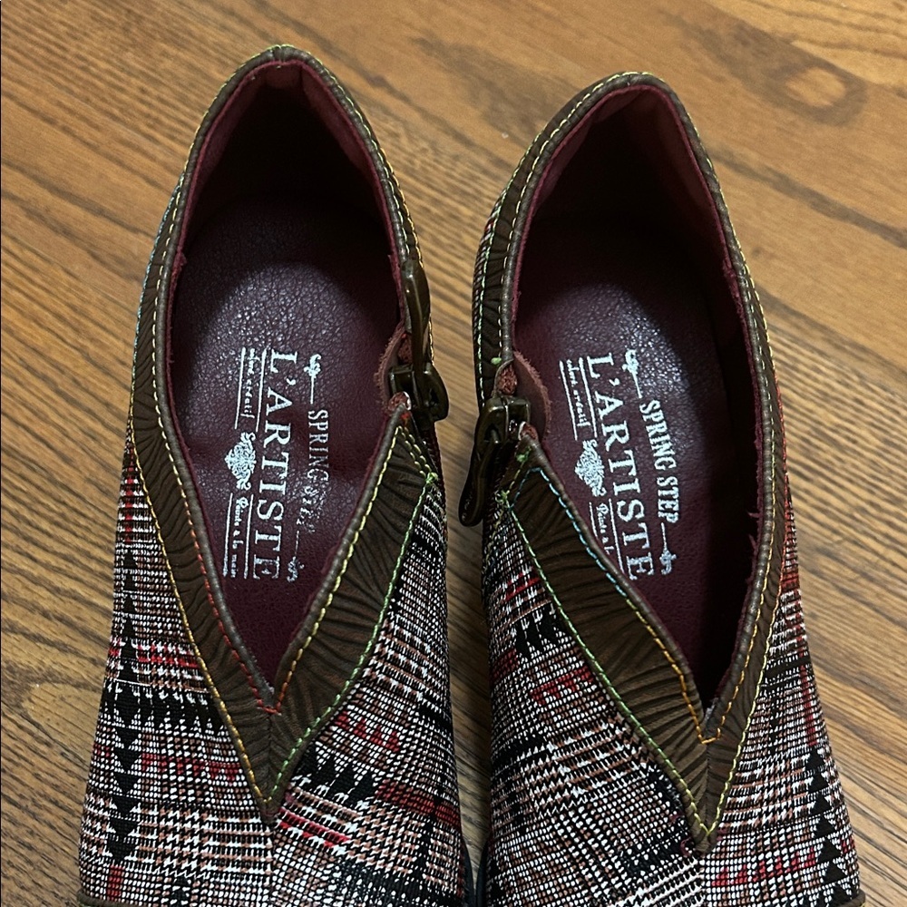 L’Artiste Spring Step Shoes Women’s 36 Palagia Cap Toe Heels Artsy Preppy Office - Picture 2 of 11